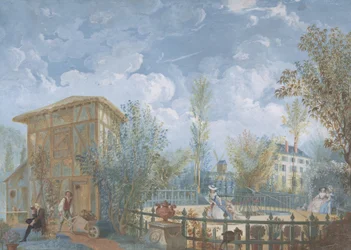 Figuren in einem Garten, 1784